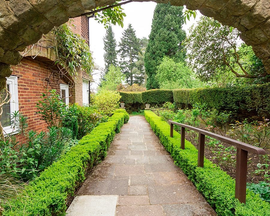 Redcot garden path arch