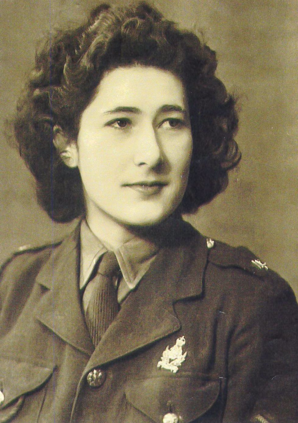 Juliet in uniform during her wartime service