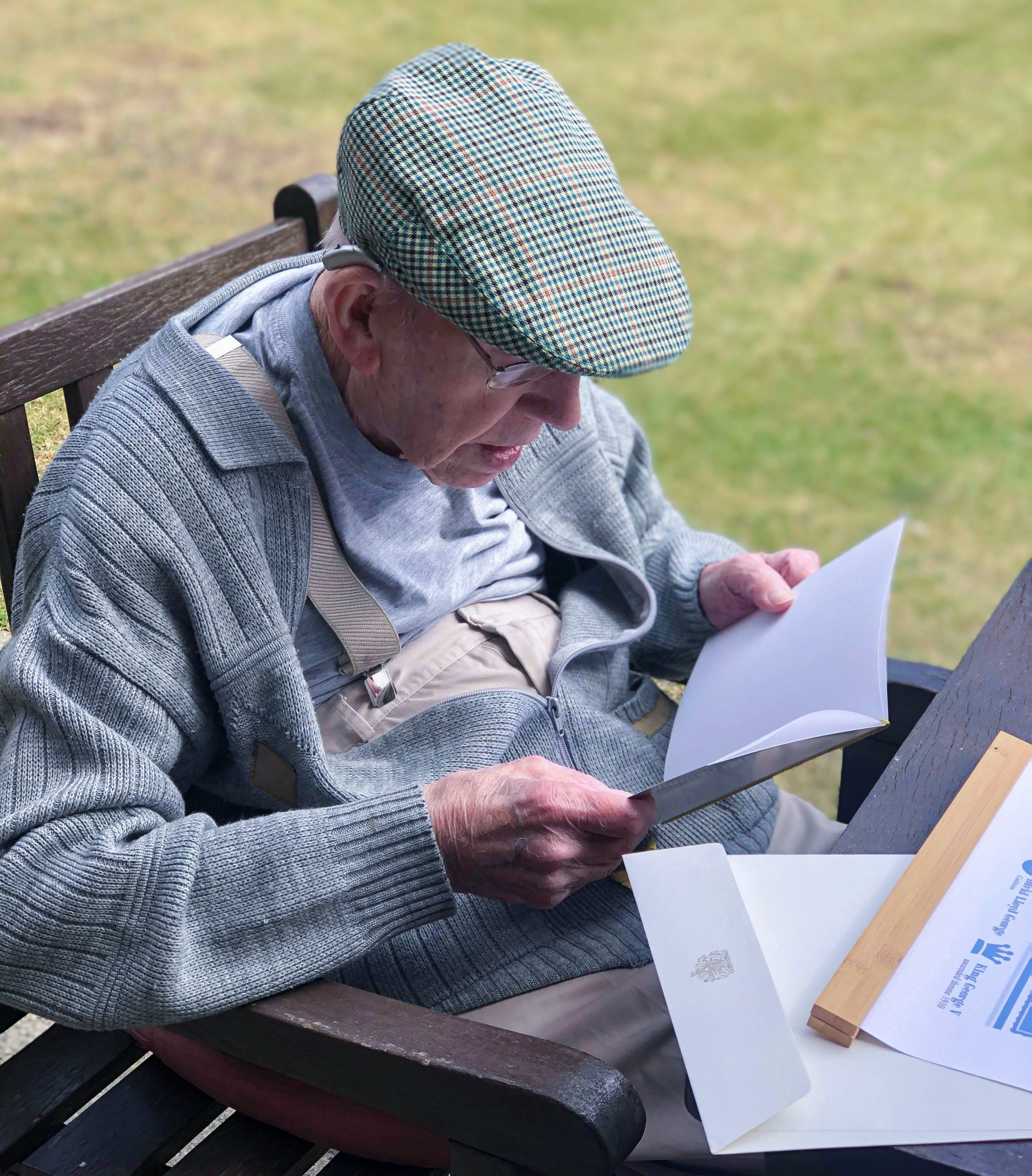 Alton Resident Bill during his 100th Birthday celebrations