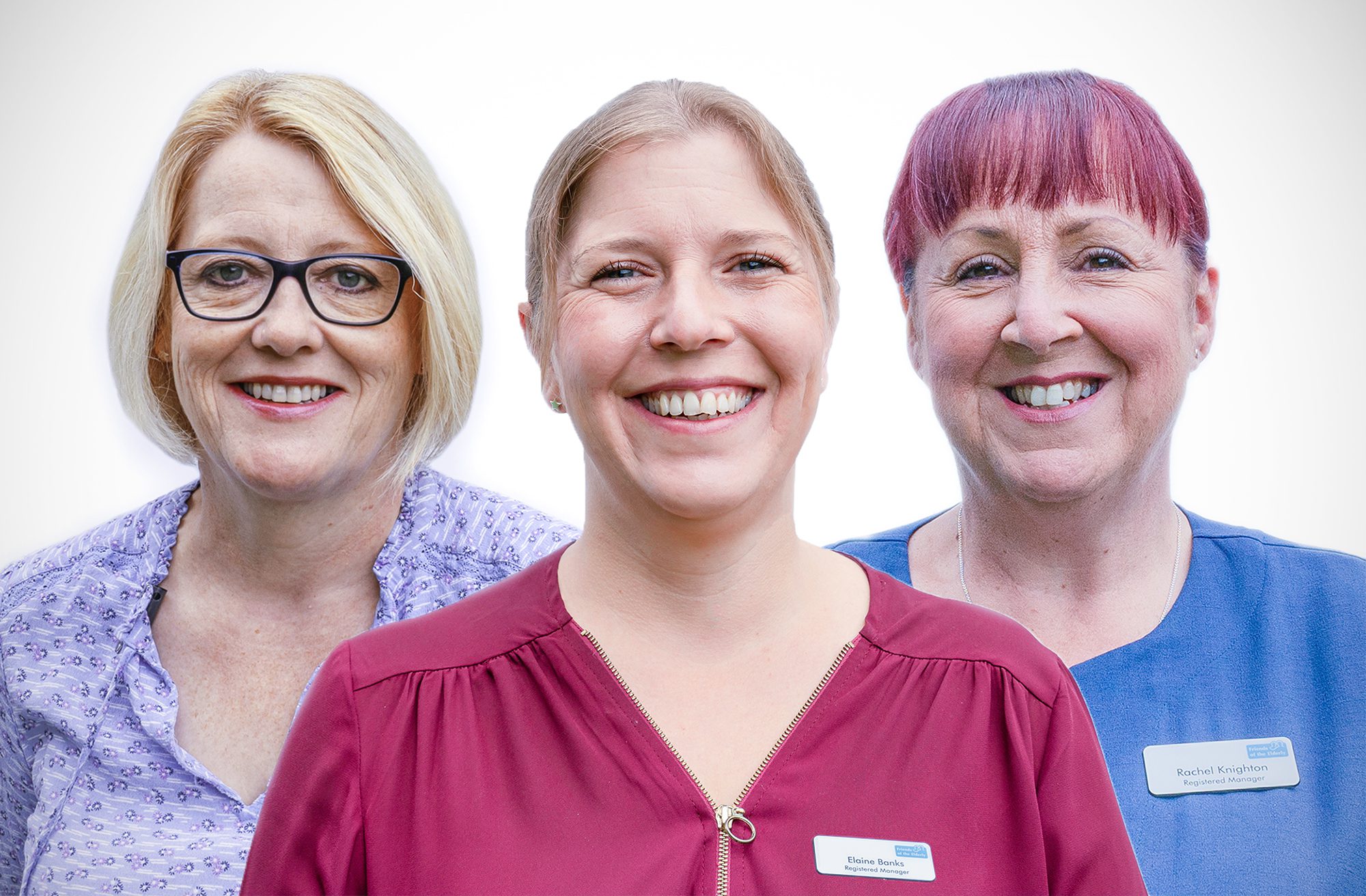 Malvern care home managers Suzanne Park, Elaine Banks and Rachel Knighton