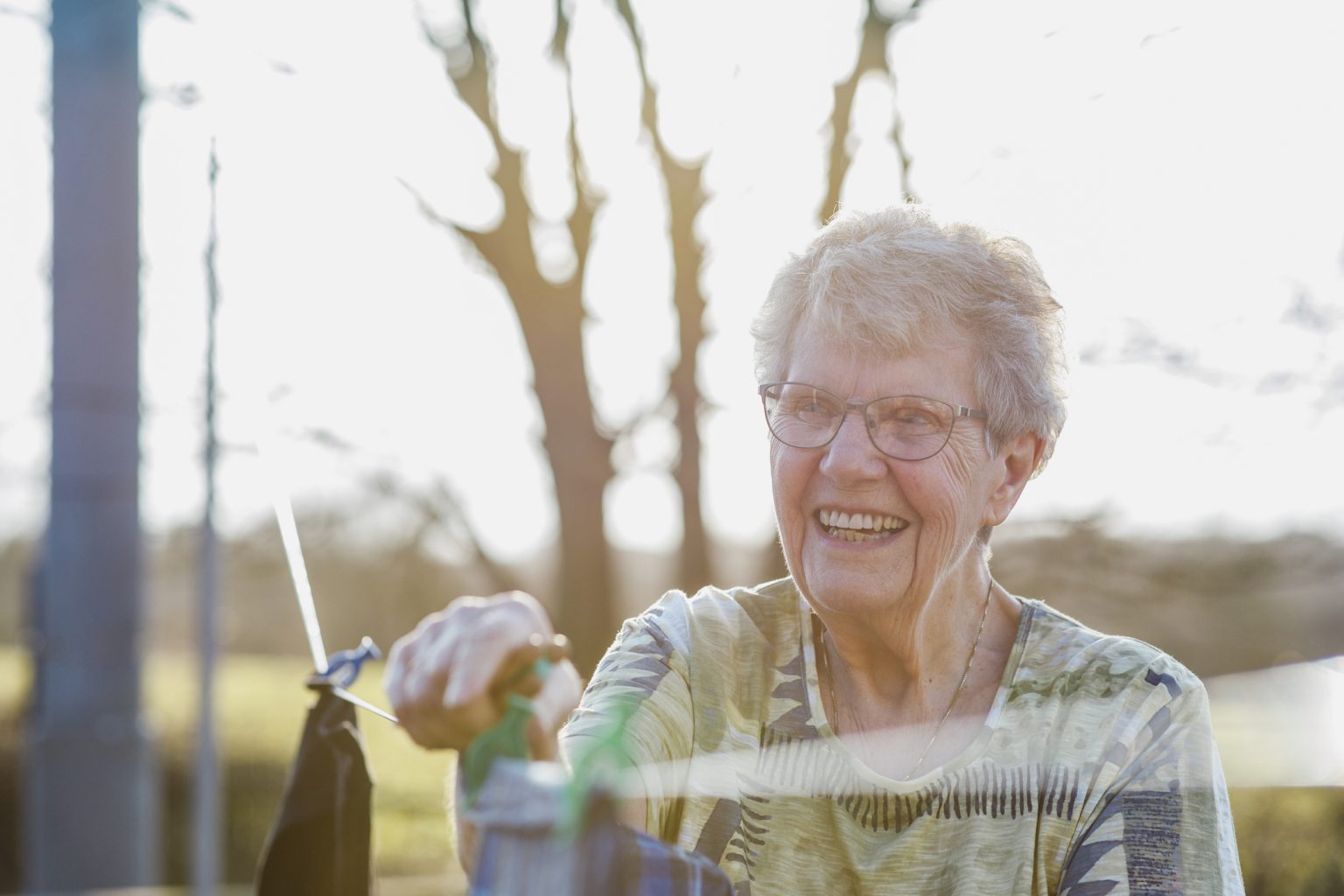 Smiling Through the Daily Chores