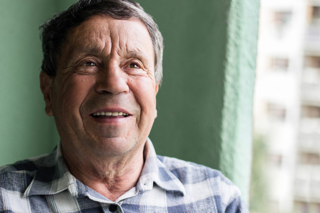 Portrait of a smiling senior man