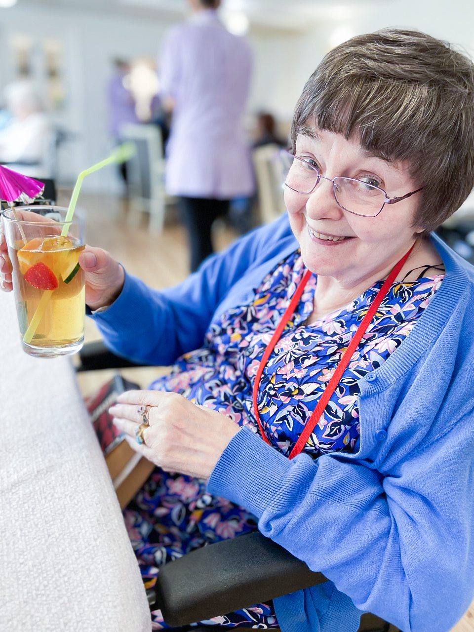 Little Bramingham Farm care home resident Celia.