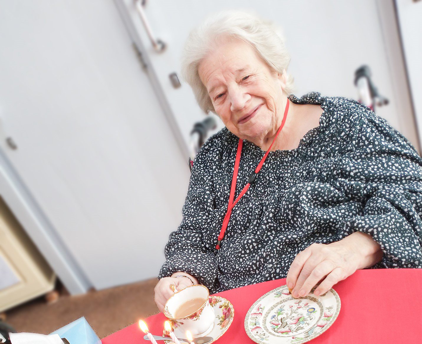 October highlights. Joyce on her birthday. 