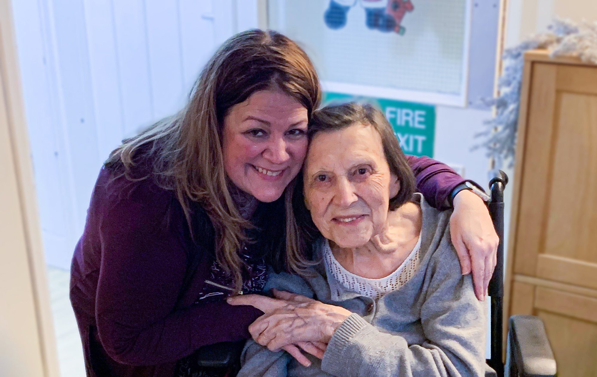 2023 January highlights - Blanche on her birthday with her granddaughter