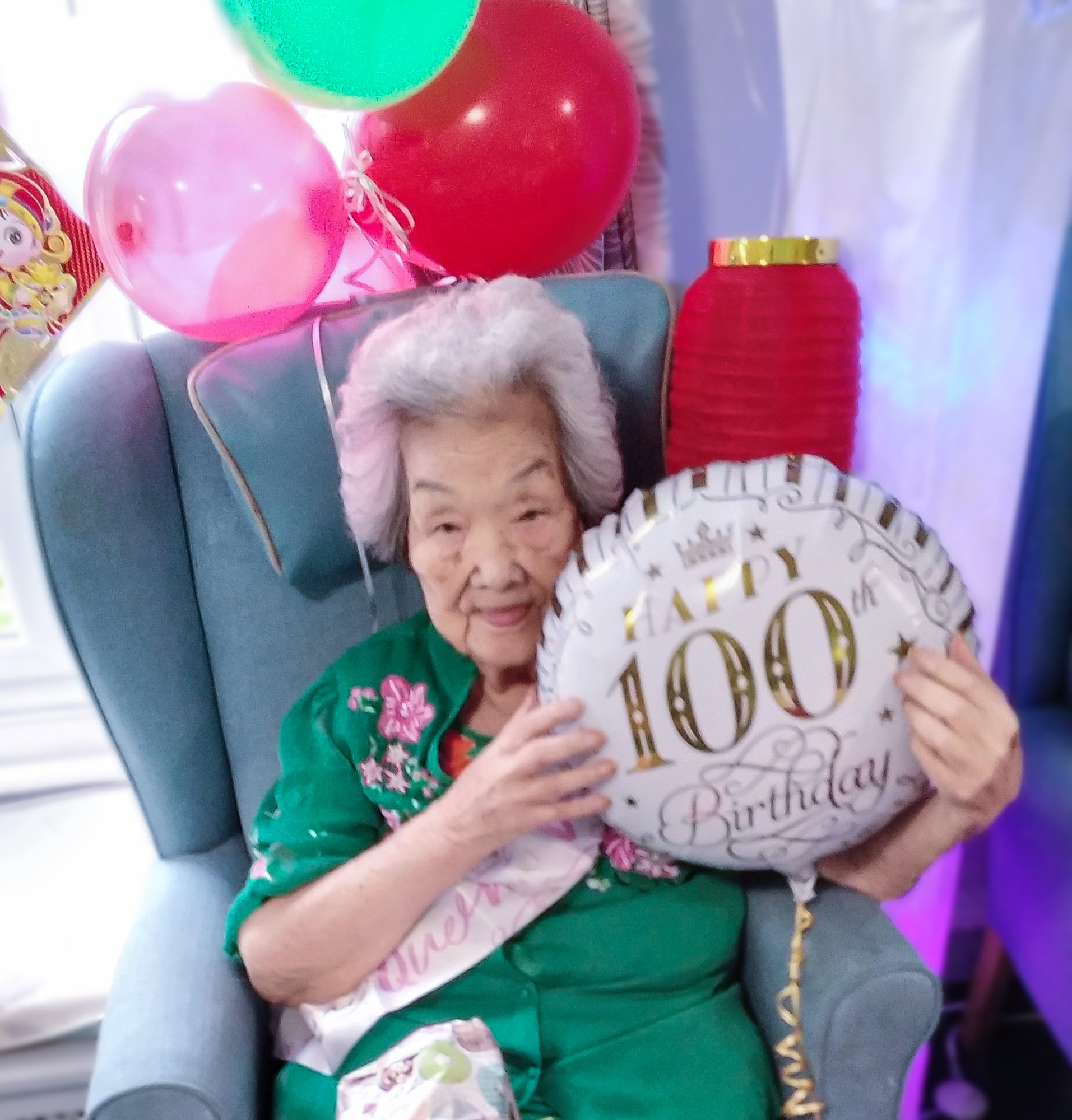 Dance loving Norma on her 100th Birthday