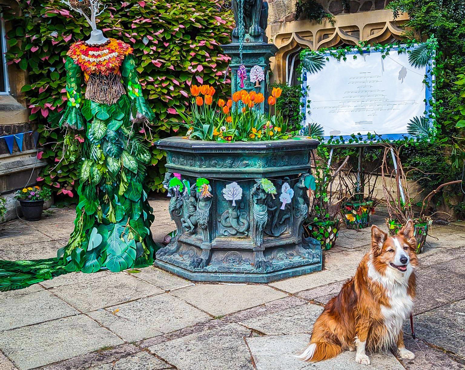 2024 May Highlights - Lady Davenham at the Well Dressing competition 