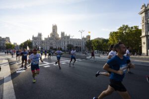 Stock image of a marathon.